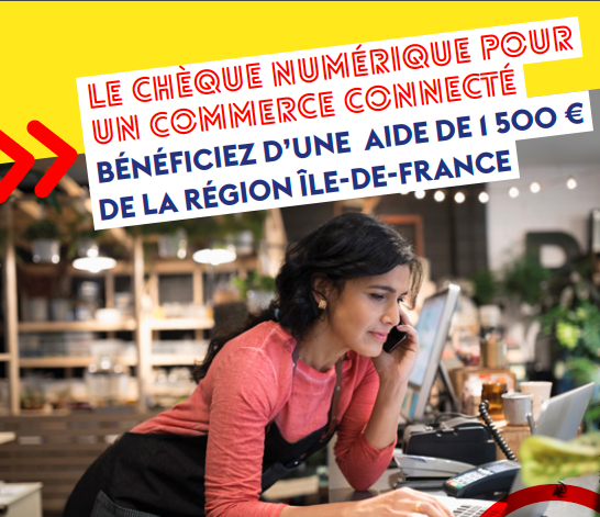 Chèque numérique pour un commerce connecté Ile-de-france