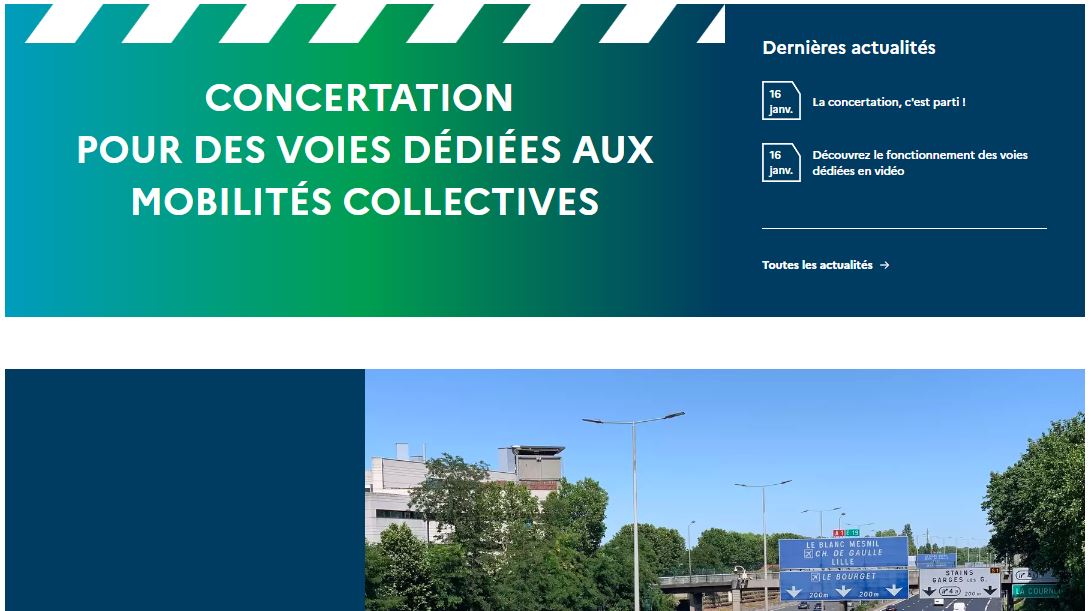 Concertation pour des voies dédiées aux mobilités collectives
